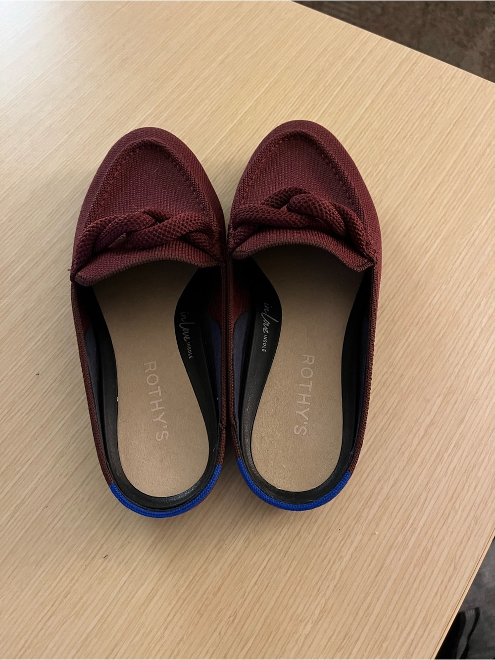 Rothy's Women's Burgundy Knit Loafer